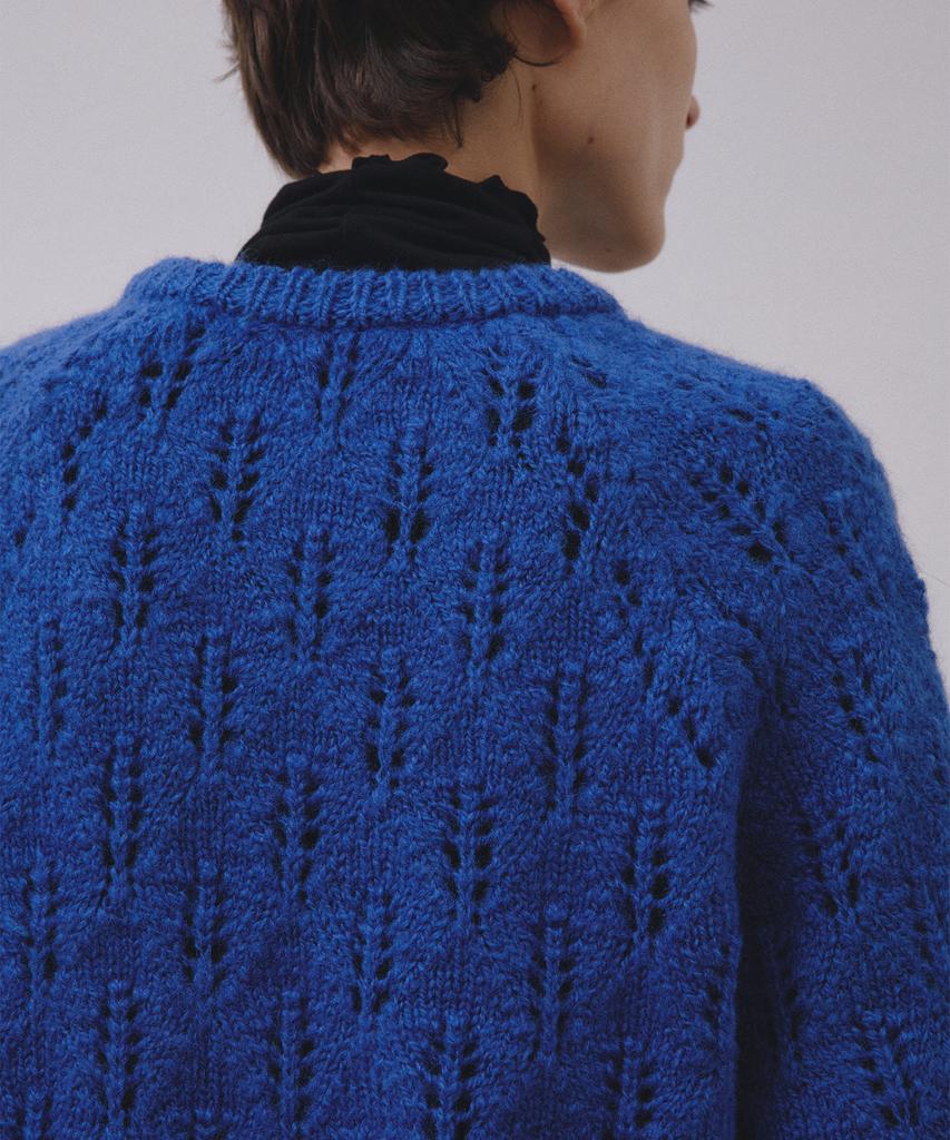 MIDNLOW Covent Wool Sweater(Blue)