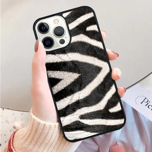 Black white Dalmatian Cow zebra texture Phone Case for iPhone 17 Air 16 15 14 12 13 PLUS 11 PRO MAX coque Cover