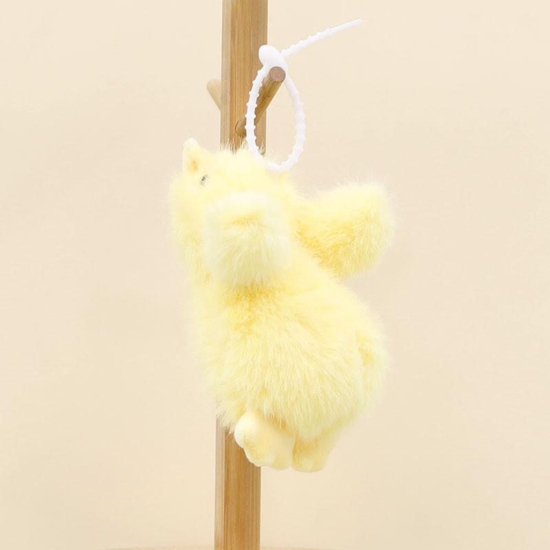 Plush Duck Keychain With Pp Cotton Filling For Bag Decor And Collectors