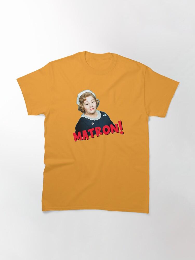 Barbara Vintage Style CARRY ON Art - MATRON! Hatti Jaques Classic T-Shirt