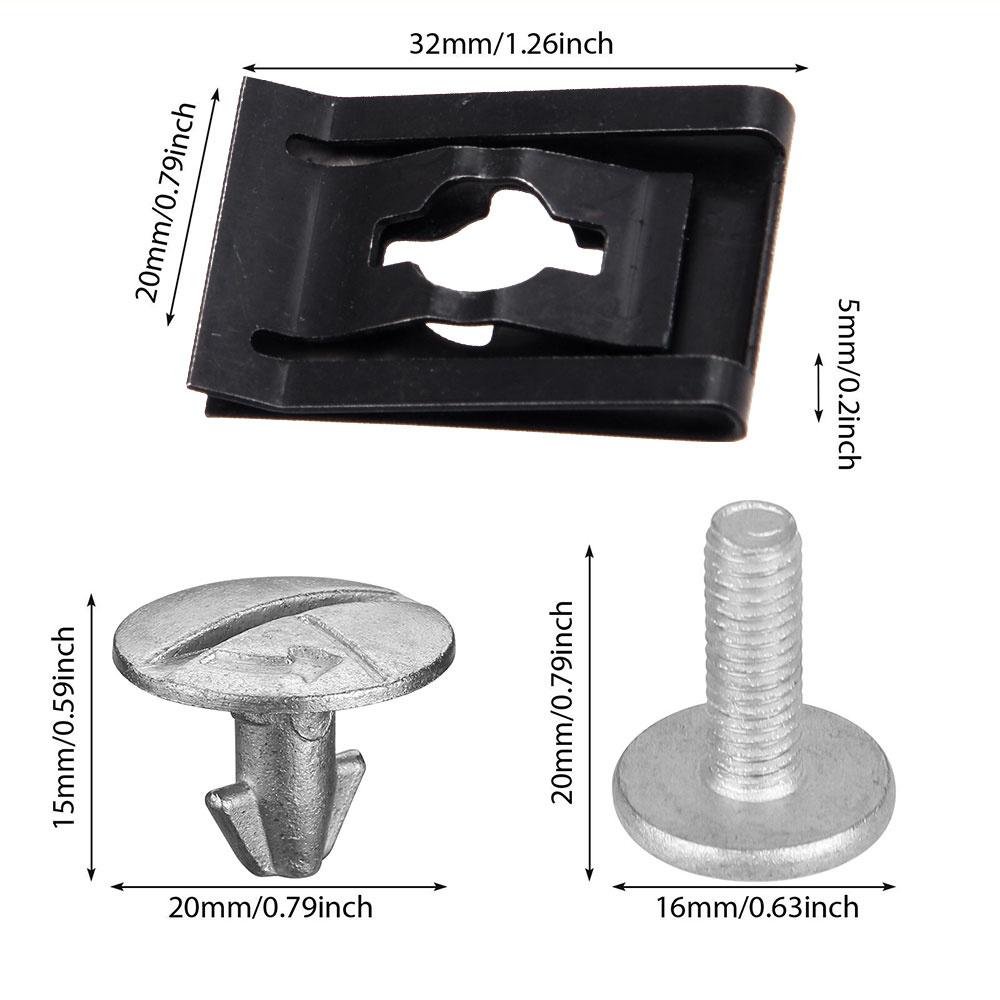 Комплект из 14 шт. нижних винтов крепления крышки двигателя 90674-TY2-A01 для Honda CR-V Civic Accord