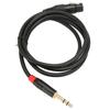 Кабель XLR Female to 6.35mm с низким уровнем шума и предотвращением помех, звуковой кабель XLR to 14in для микрофона