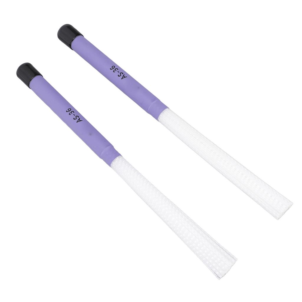 1 пара барабанных щеток с гладкой ручкой, нейлоновая телескопическая щетина, палочки для перкуссионного инструмента