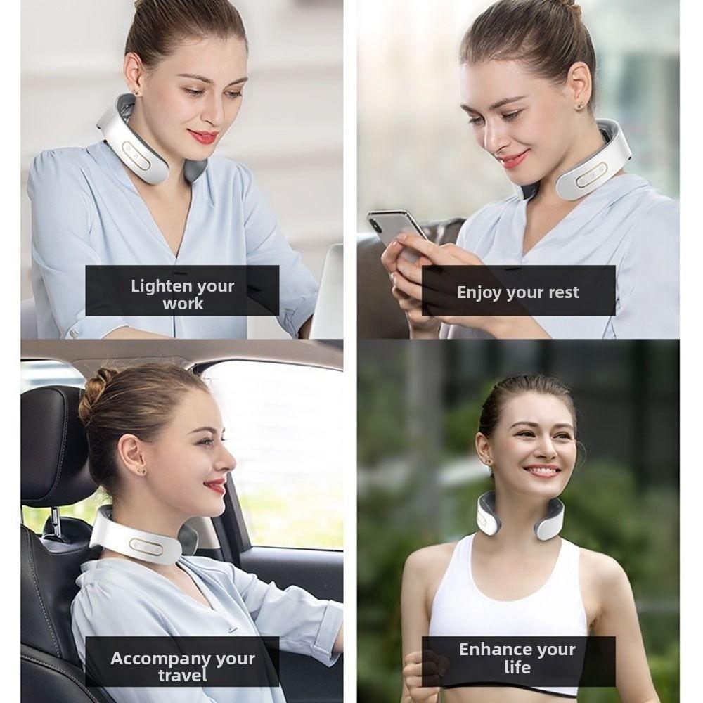 8-Head Neck Massage Instrument Intelligent Neck Massager Smart Cervical Spine Massager  Home Use