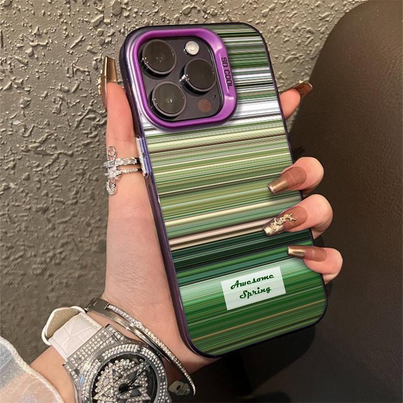 Серебристый трансграничный модный чехол для телефона для iPhone 17, 16 Pro, 15 Pro Max и 14 от Creative Spring