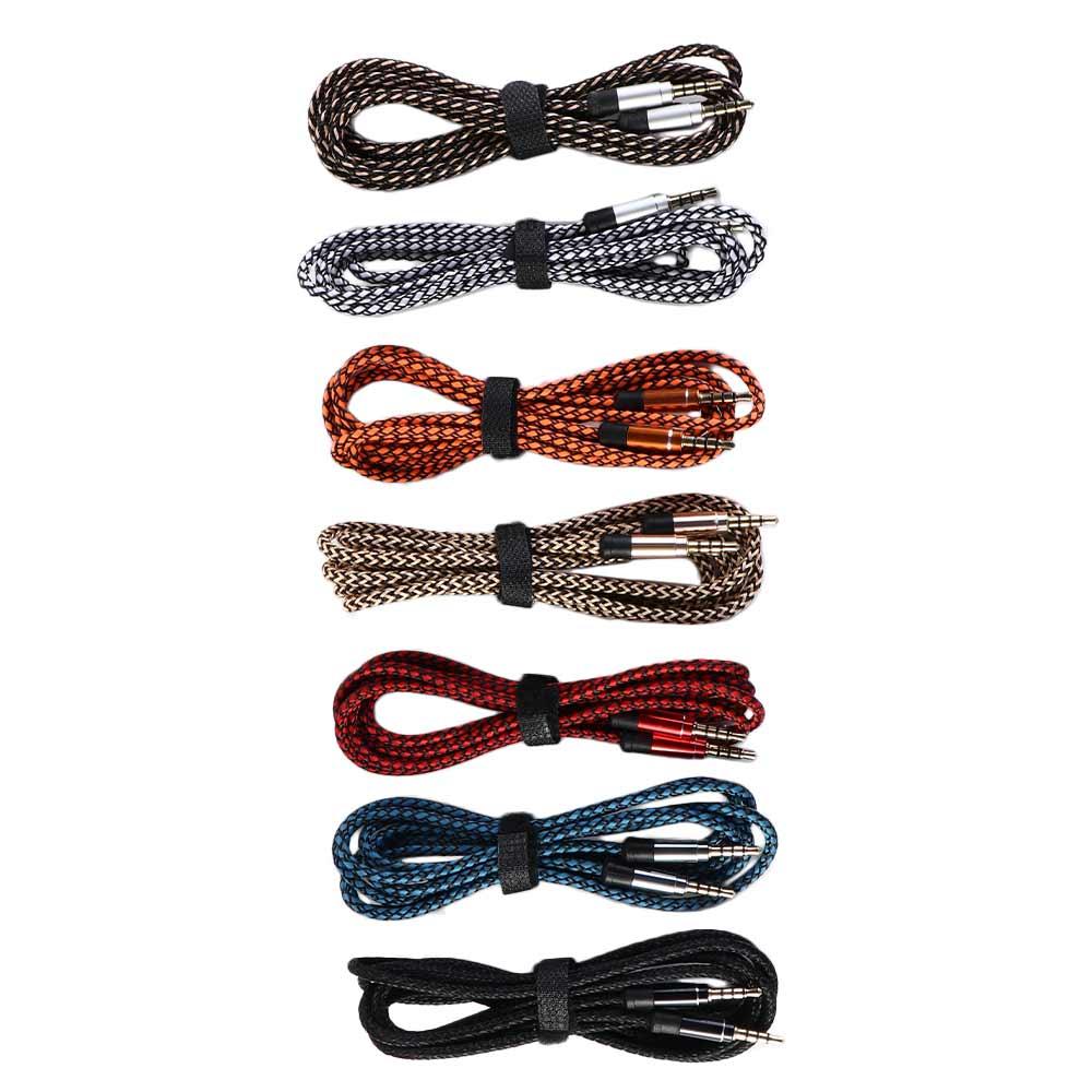 Mounted Auxiliary Line Headphone Extension Cord Car AUX Cable Audio Adapter Cord 3.5mm Audio Cable