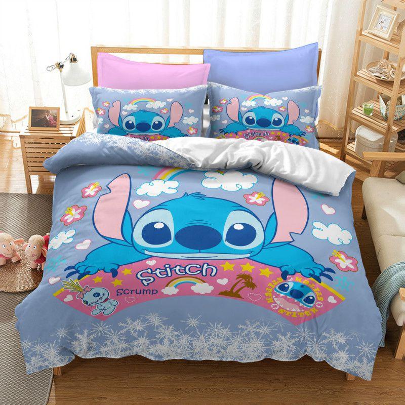 Cozy Lilo Stitch Bedding Set With Stylish Duvet Cover And Pillowcase Design