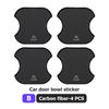 4pcs Car Door Handle Bowl Sticker Protector Anti-collision Strip For Citroen C4 C3 C5 C1 C2 C6 VTS C4L DS3 DS4 DS5 Grand ajx256