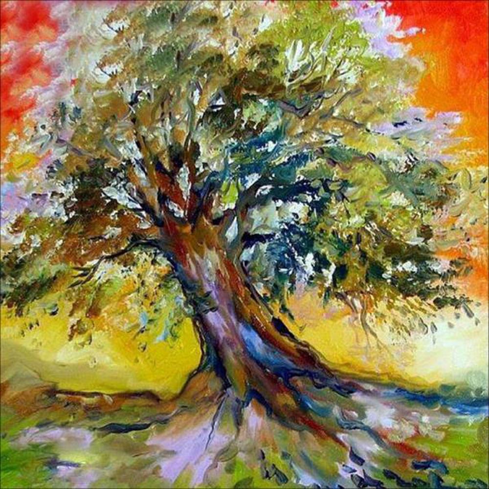 Diy Diamond Painting Landscape Bonsai Tree Animal Tiger 5D Diamond Embroidery Rhinestone Cross Stitch Home Decoration Gift