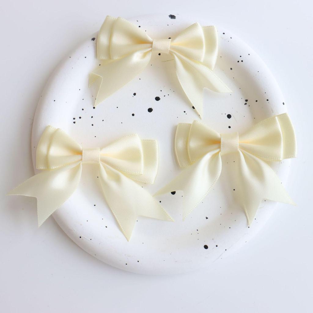 Double-Layer 8-Minute Polyester Swallowtail Ribbon Waist Bow and Headdress Accessory