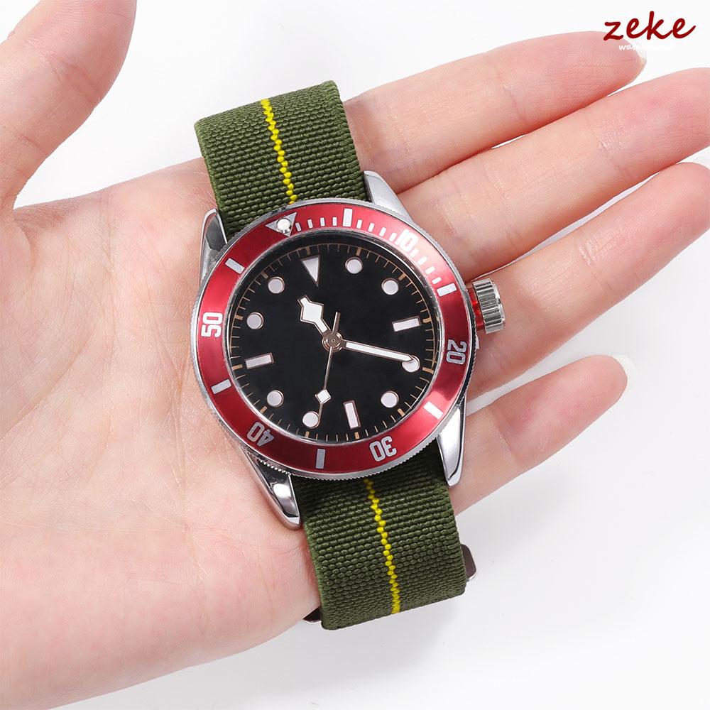 French Military Parachute Comfortable Elastic Nylon Watch Band 18mm 20mm 22mm for Seiko for Tudor for Rolex Strap Sport Bracelet