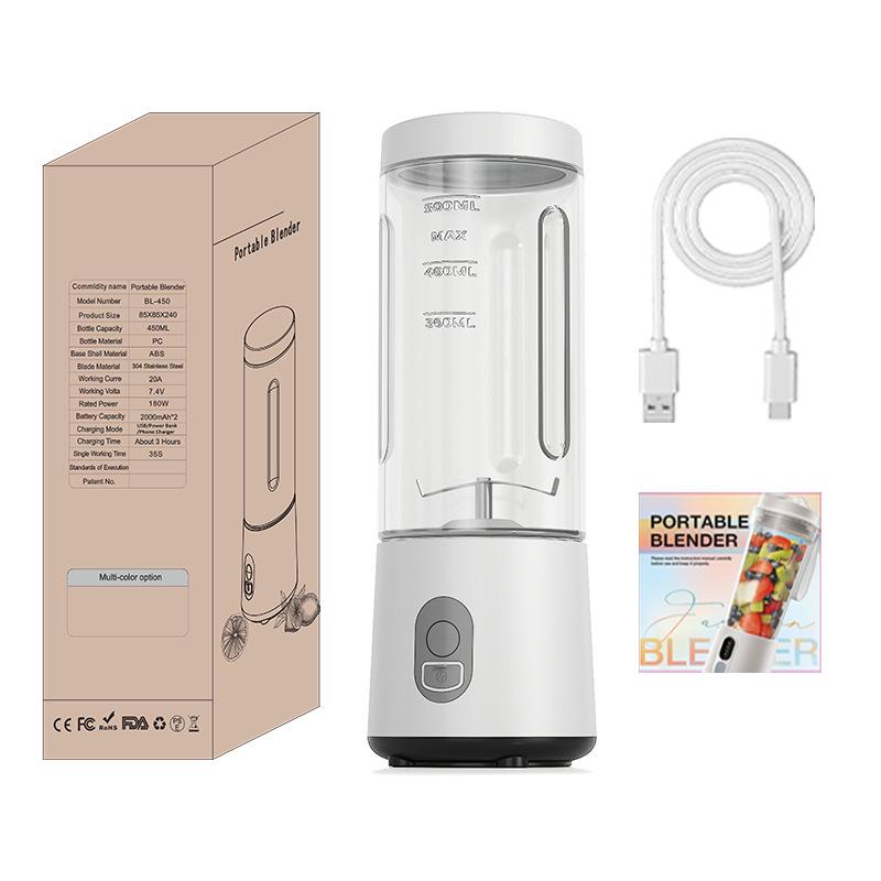 Портативный многофункциональный блендер и чаша для сока - 600 мл, обновленная соковыжималка для измельчения льда