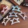 PVC Shark Clip Starry Large Size Hair Grab Fashion Hair Clip  Daily