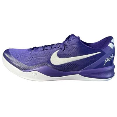 Кроссовки для баскетбола Kobe 8, нескользящие, износостойкие, низкие, мужские, фиолетовые HM6469-500