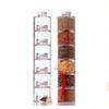 6pcs Transparent Stackable Seasoning Bottle Airtight Seal Spice Storage Bottle  Kitchen Accessories
