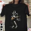 Новое поступление 1976 года Футболка с автографом фаната Ace Frehley Классическая рок-группа S-5XL Унисекс Футболка