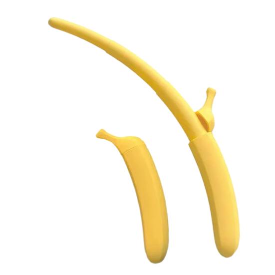 1/2/3Pcs Retractable Banana Longsword Toy 3D Printed Plastic Banana Wand Extendable Banana Stick Men Women Role-Playing Prop Toy