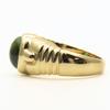 Used BVLGARI Ring EU#49.5 K18 yellow gold 8.5g Yellow Gold green jewelry