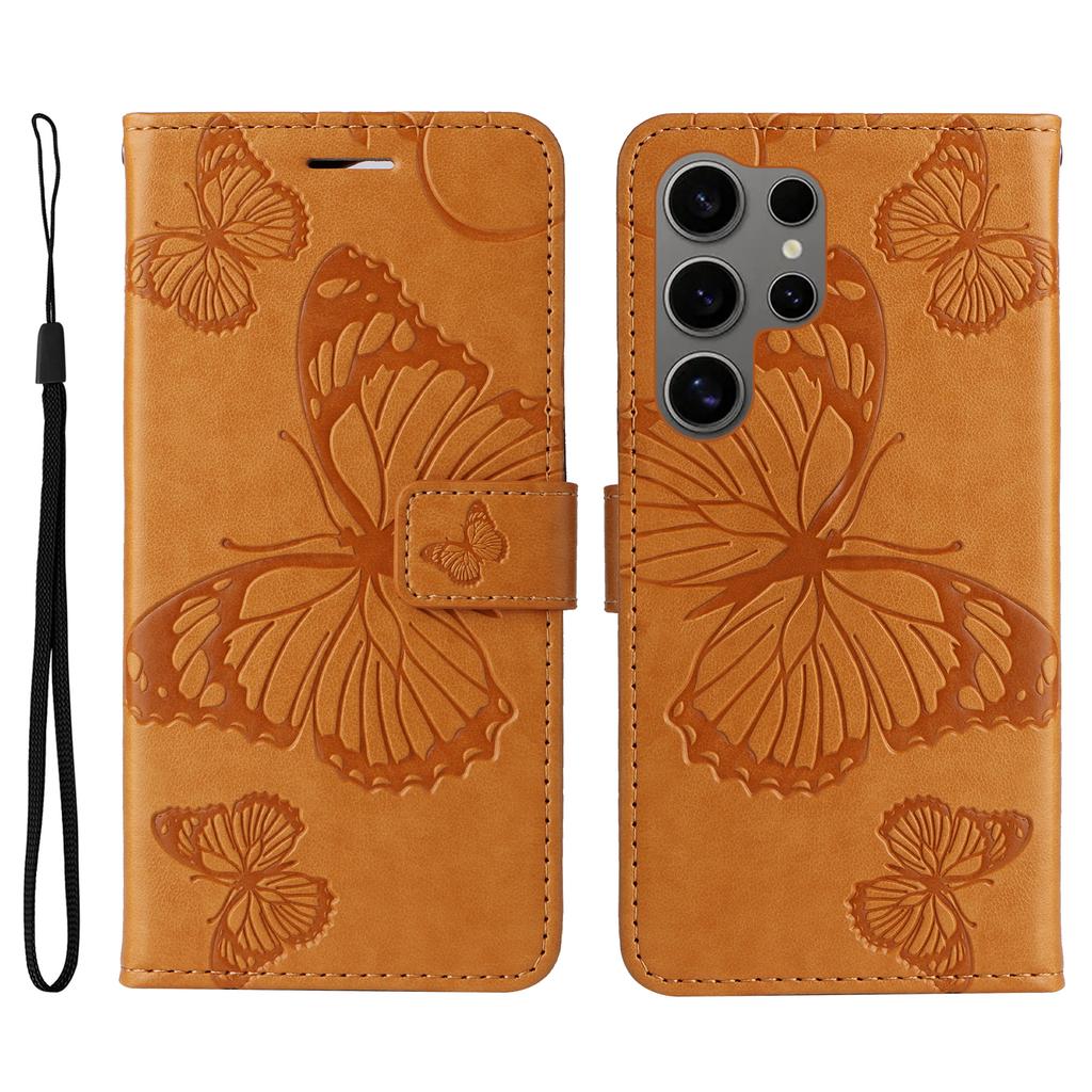 Магнитный чехол-кошелек для Samsung Galaxy S26 S25 S24 S23 S22 S21 S20 S10 S9 S8 FE Plus S7 Edge Note 20 Ultra Раскладывающийся чехол Бабочка