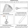Stainless Steel Spring Coil Whisk Wire Cream Egg Beater Gravy Cream Hand Mixer Kitchen Tool For Mixing Blending Stirring