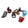 7Pcs Guitar Thumb Picks Celluloid Guitar Bass Parts Adjustable Finger Picks for Guitarists and Music