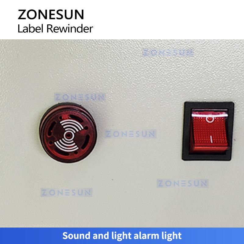 ZONESUN ZS-RJL2 Automatic Intelligent Label Rewinder Machine Label Roll Winder