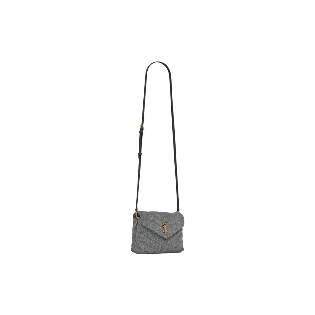 Saint Laurent Toy Loulou Crossbody Bag Denim Azure Women Shoulder_bags Blue 678401-FAADY-4780