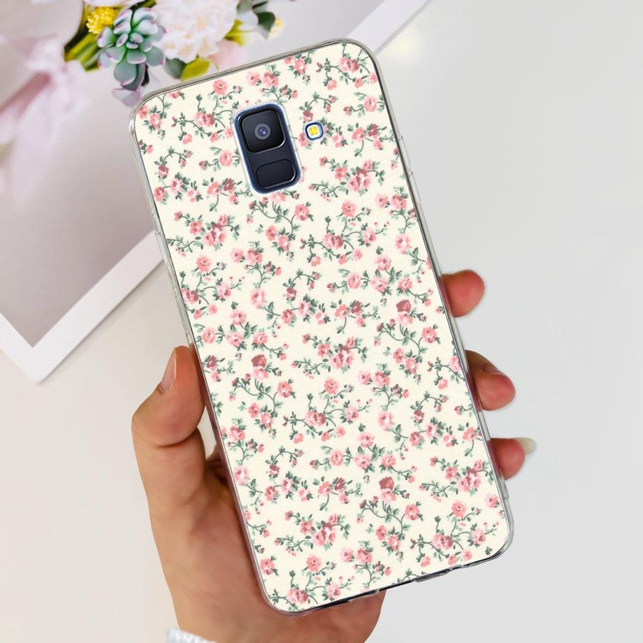 Чехлы для Samsung Galaxy A6 2018 задняя крышка телефона SM-A600 A600F для samsung A6 plus 2018 A605 A605F A6+ Fundas защитный чехол