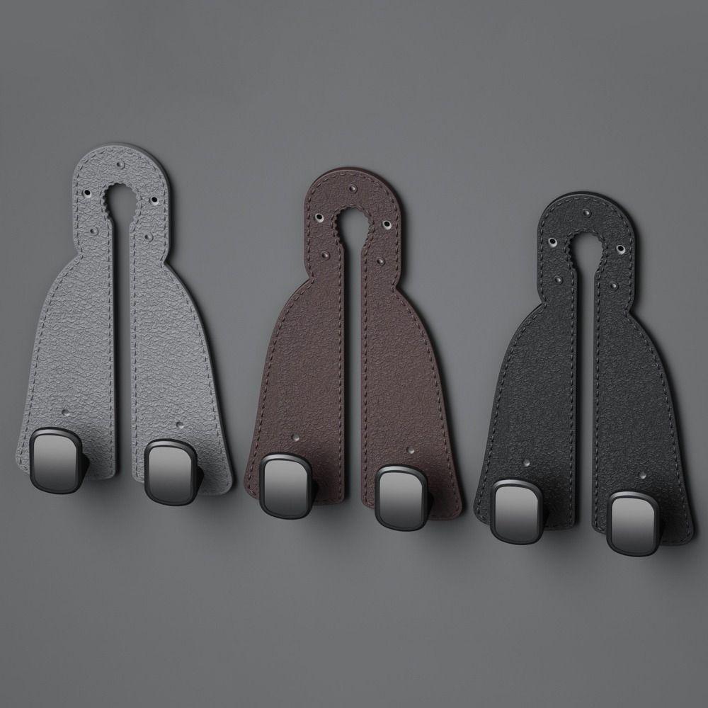 Universal Car Seat Double Hooks Hidden Car Hooks Car Headrest Hook  Car Interior Accessories
