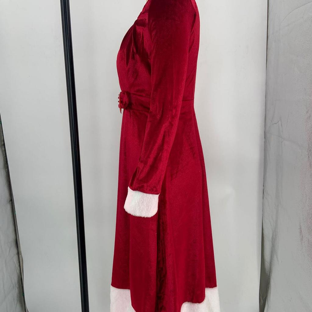 Женское модное сексуальное платье L с кружевным принтом и завязками на бедрах со средней талией