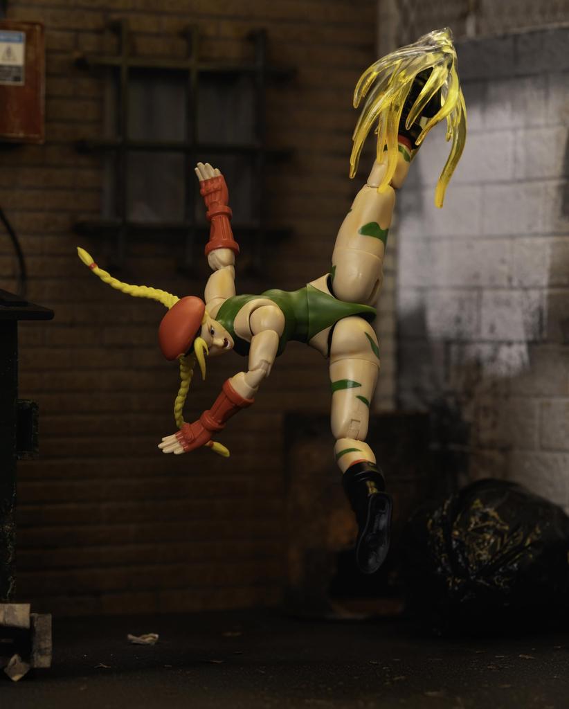 Jada Toys – Фигурка Cammy из Street Fighter II - 1:Коллекционный предмет в масштабе 1:12 - Сменная голова, кисти рук и аксессуары - Возраст 13+ - Классический