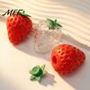 Fruit Squeeze Toy Strawberry Grape Stress Relief Toy, Realistic Sensory Anxiety Relieving Office Desk for Kids Adults
