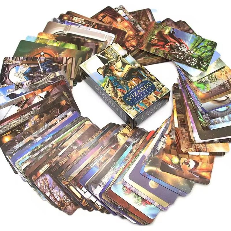 Колода карт Таро Волшебников 78 карт Таро на основе английской версии Игра Игрушка Гадание Фортуна Игра