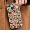 Ретро Маленький Цветок Мода Мягкий Чехол Capa Чехол для Телефона для Apple iPhone 17 15 16 16e 12 Air 11 XS XR 13 14 Pro Max Plus