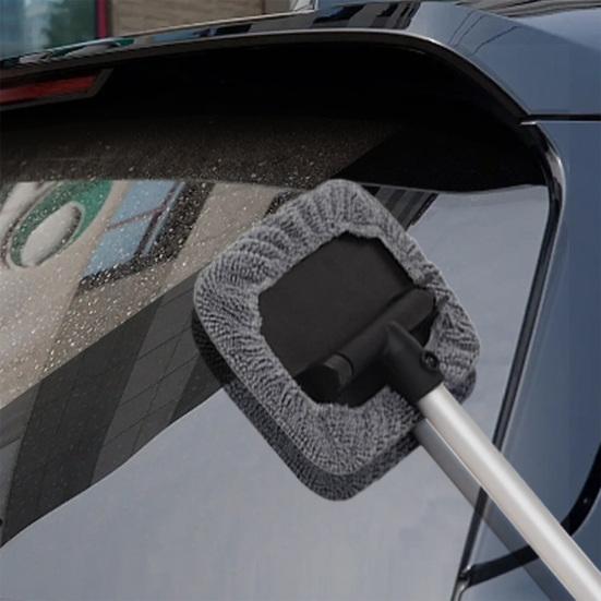 Щетка для мытья окон Yousheng, инструмент для мытья лобового стекла с длинной ручкой, не оставляющая царапин, высокоабсорбирующая, быстросохнущая, щетка для удаления грязи, моющиеся салфетки