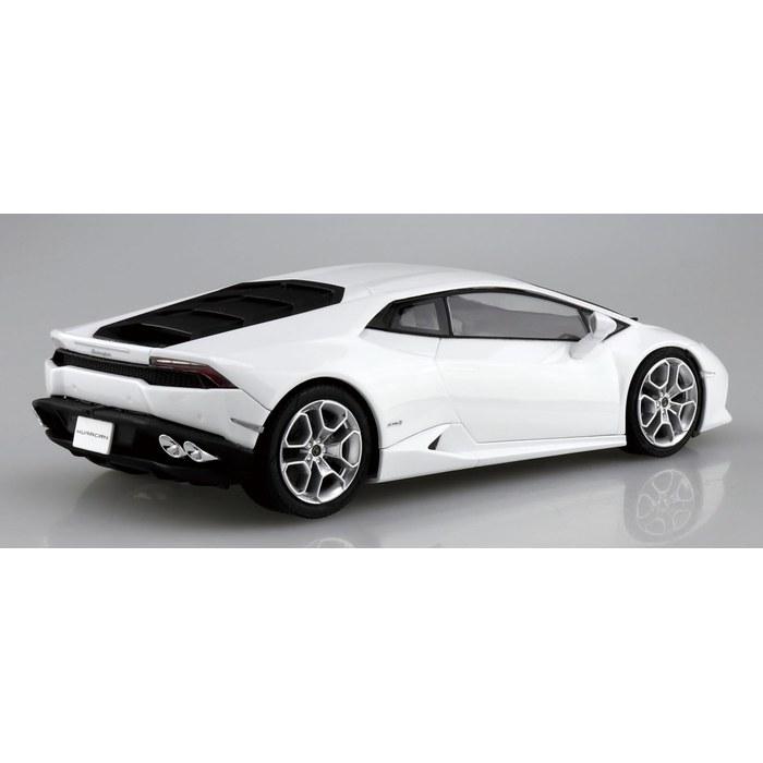 Aoshima 1/24 Pre-Painted Model Series 2014 Lamborghini Huracan (White) 04-B Green