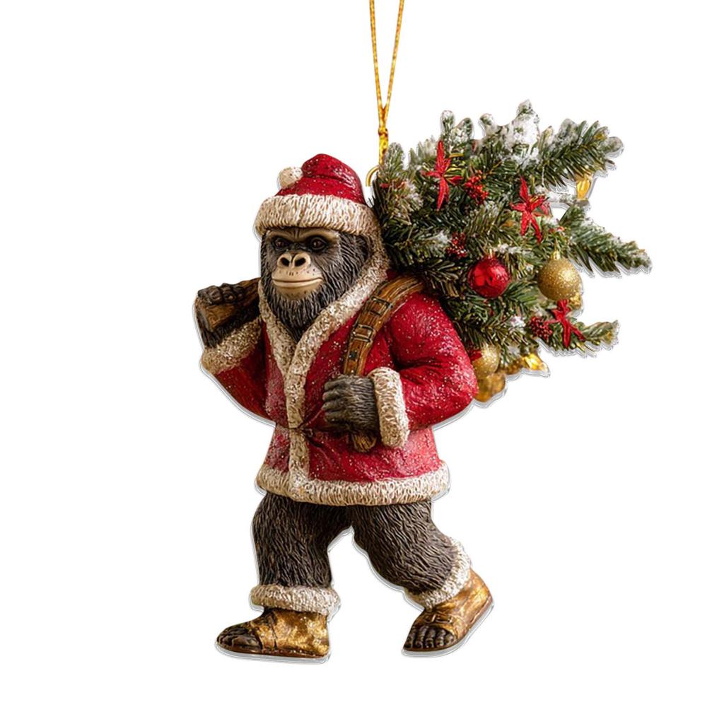 Подвесное украшение на елку, украшение в виде спортивного автомобиля, плоское украшение-подвеска