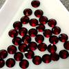German Glue 12 Facets SS6 SS10 Candy apple Crystal Strass Light Siam Hot Fix Rhinestones for Bow Ties Har Clips Etc