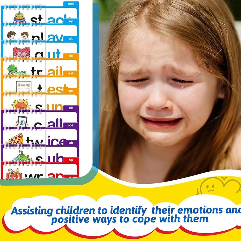 30 Веселых книг-перевертышей для чтения вслух и рифмования, Карточки со словами и словообразованием. Идеальный подарок для чтения для семьи и друзей