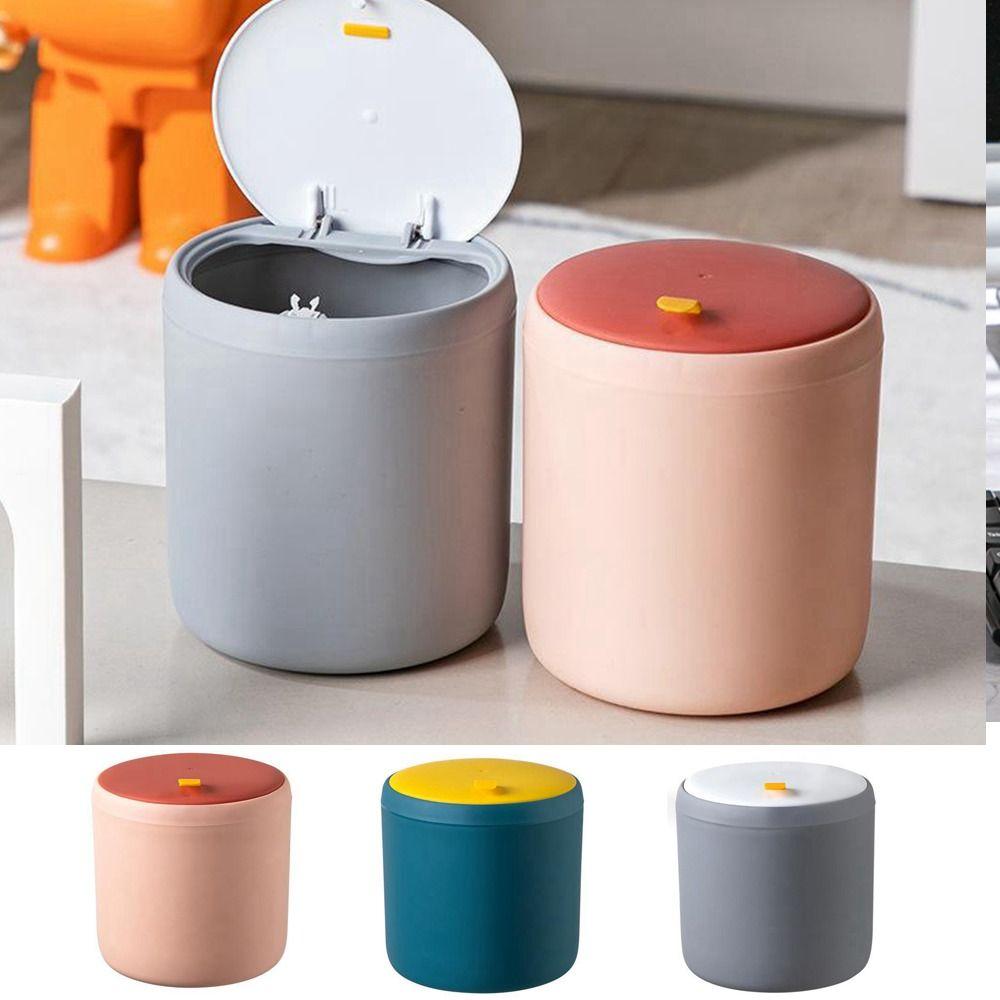 Мусорное ведро с крышкой, предотвращающее запахи, корзина для мусора, маленькое мусорное ведро нажимного типа, дом