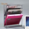 A4 Wall-mounted File Box with 6 Layers 5 Pockets Bottom Slot File Box Organizer High Capacity Storage File Sorter
