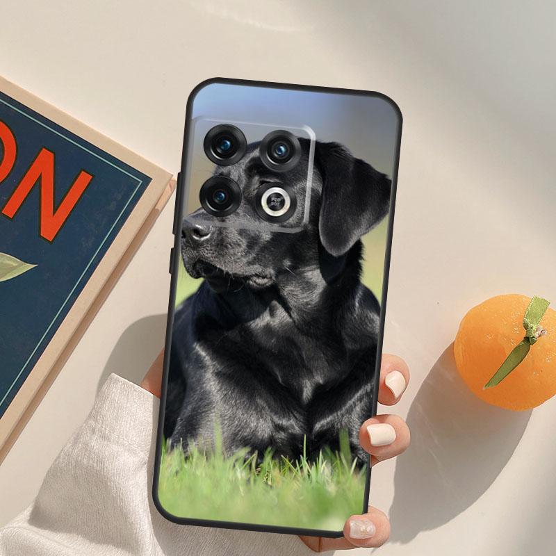 Black labrador retriever Animal Dog Case For OnePlus 12R 13R 13T 10R 15 13 12 11 10T 8T Nord CE 4 3 2 Lite N20 N30 Nord 5 Cover