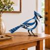Artistic Metal Crafts for Window Display Desktop Art Minimalist Bird Figurine Sculpture Small Animal Ornament