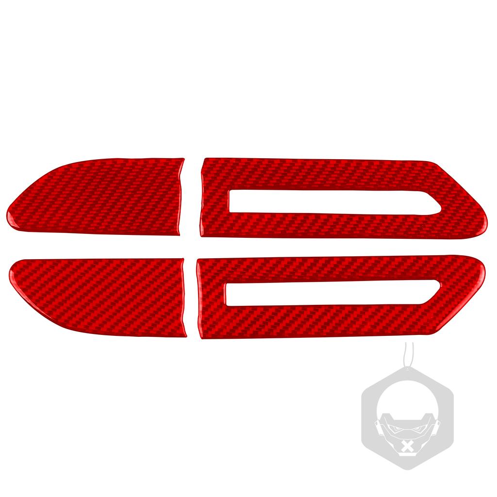 Воздушный нож, край лампы, дверь, внешнее украшение, настоящая наклейка из углеродного волокна, накладка для автомобиля BMW 7 серии F01 2009-2014