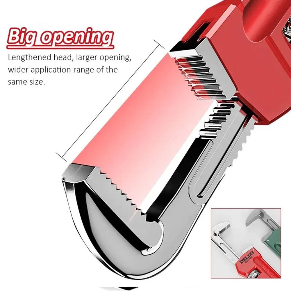 Многофункциональные трубные клещи 14-дюймовые немецкие трубные клещи универсальные горловые клещи с прямой ручкой быстрый водопроводный ключ