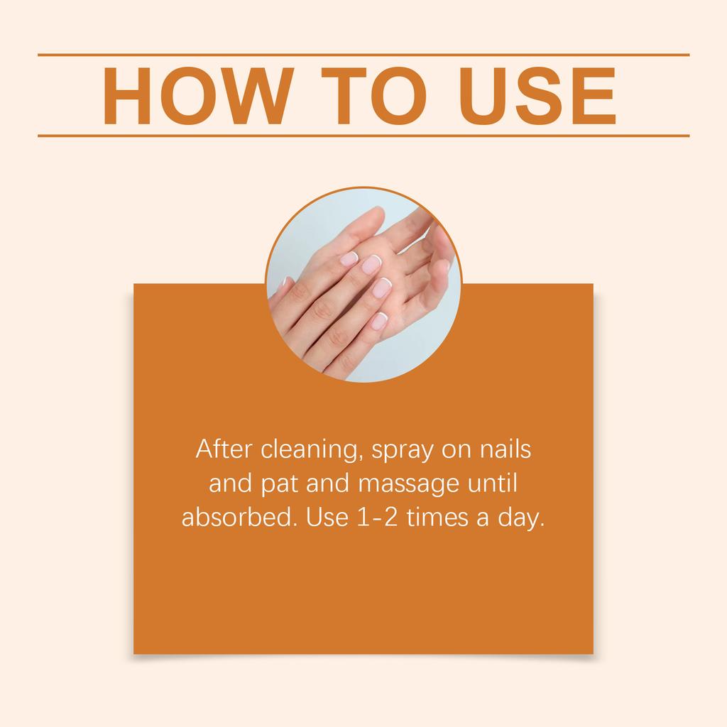 Спрей для ухода за ногтями: Ежедневное мягкое питание, улучшающее очищение рогового слоя ногтя и помогающее в уходе за ногтями 20 мл