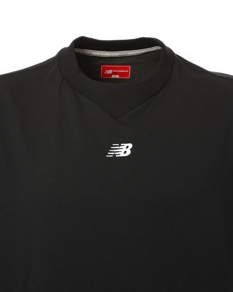 Свитшот с коротким рукавом и круглым вырезом для гольфа 5 [New Balance] для мужчин (Растягиваемый/совместимый с настройкой) / 012-5164001 010_Черный [L]