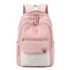 Stylish Color Block Backpack For Men And Women Perfect For Casual School And Travel Use