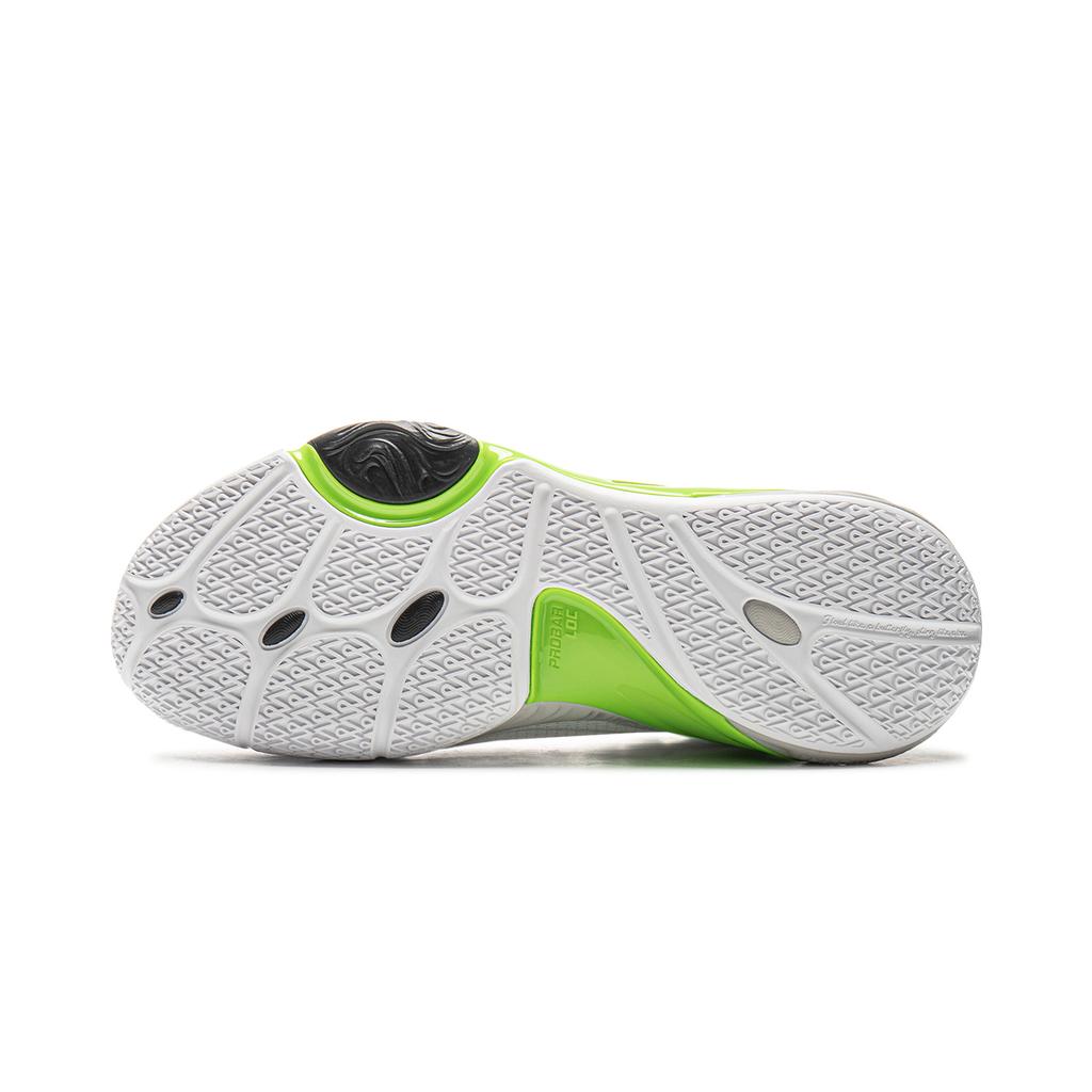 Li Ning DLO1 Амортизирующие Скользкие Устойчивые к Истиранию Упругие Низкие Баскетбольные Кроссовки Мужские Стандартные Белые ABPV009-14