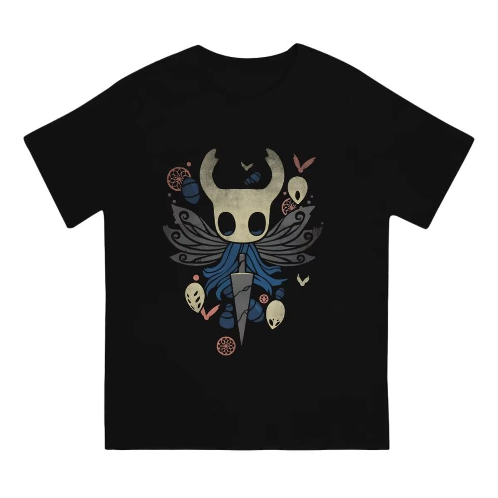 The Knight TShirts for Men Hollow Knight Games Comfortable Breathable and Soft Cotton Tees O Neck Short Sleeve T Shirts